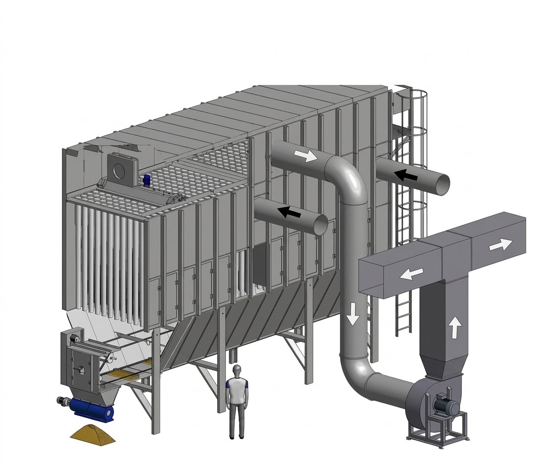 Asphalt Plant Baghouse Filter