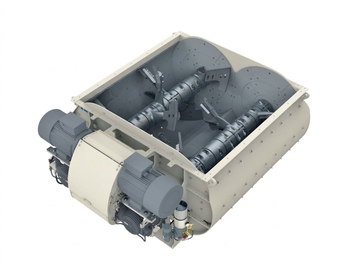 Twin-Shaft Asphalt Mixer