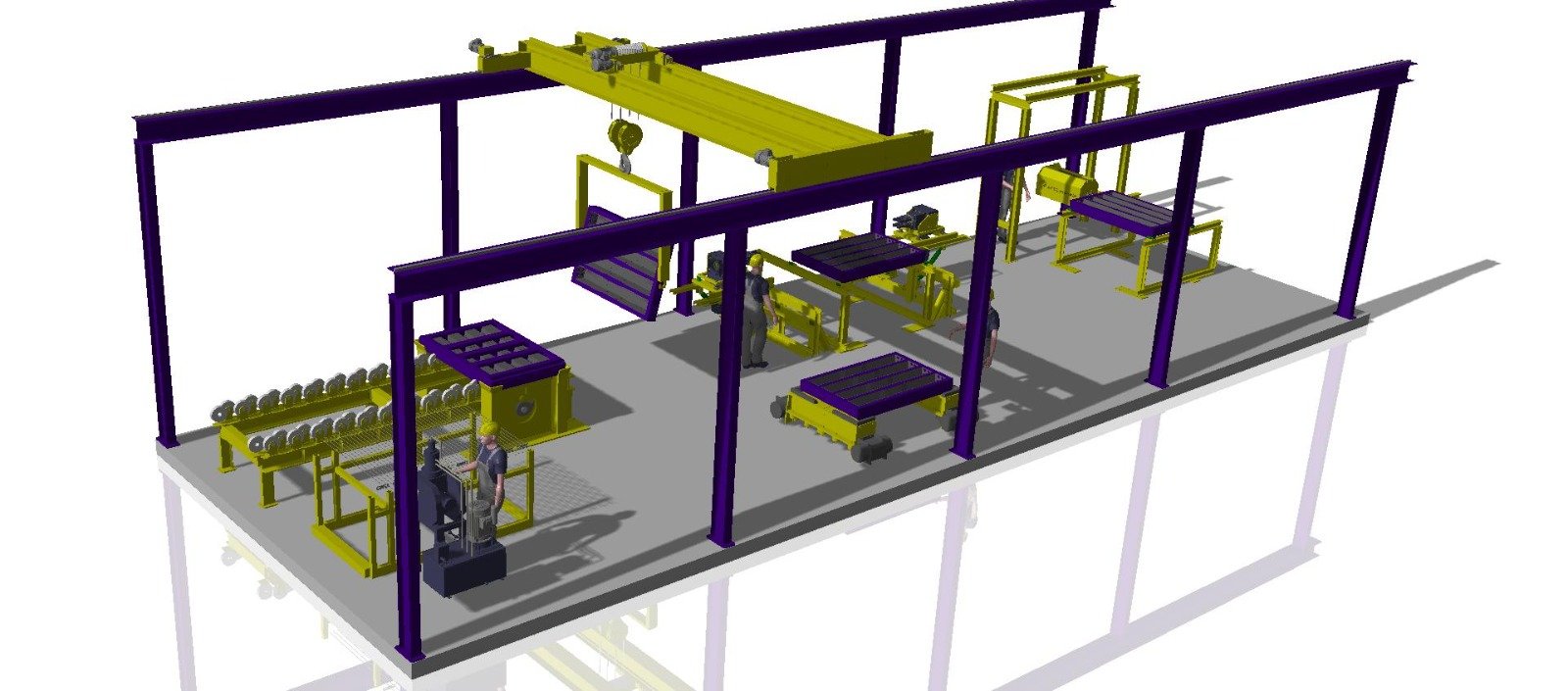 Compact Prestressed Sleeper Production Plant