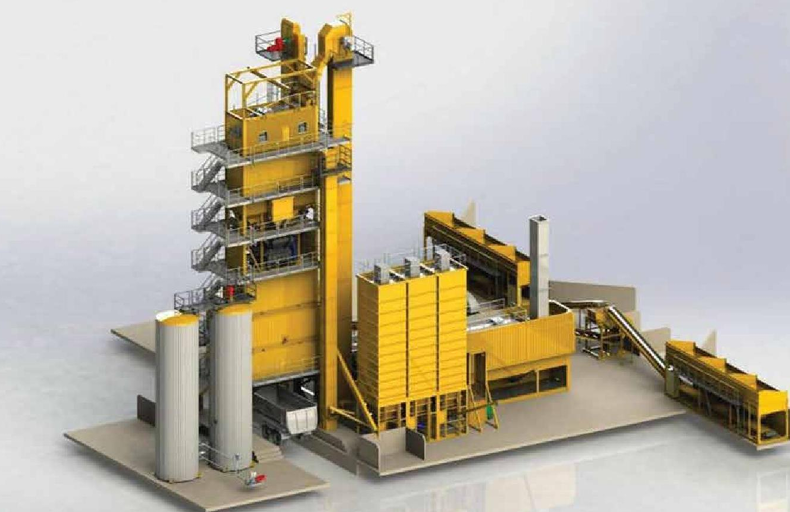 Stationary Batch Asphalt Plant