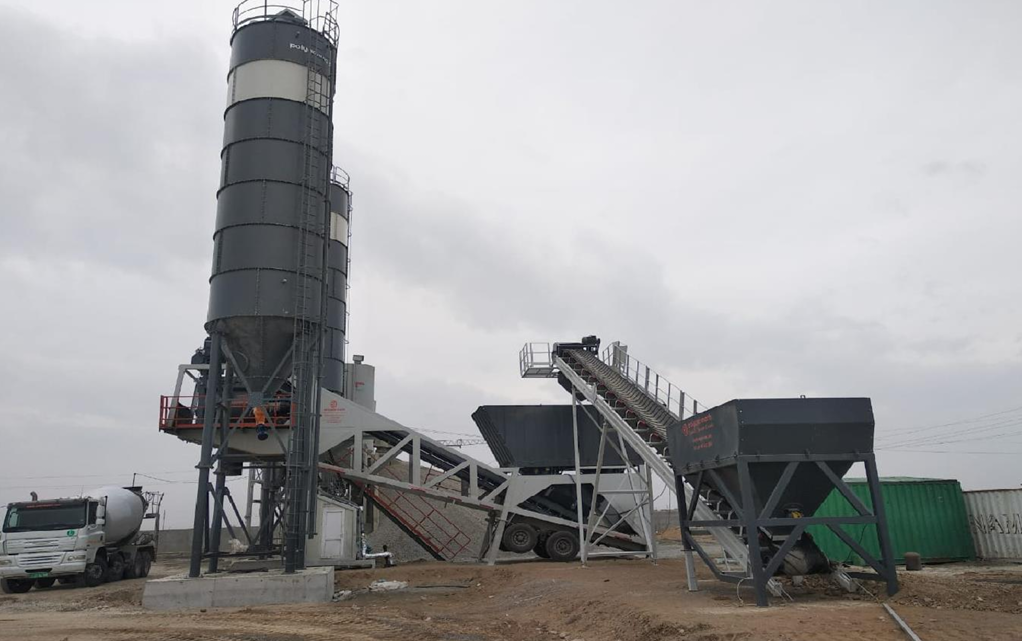 Mobile Concrete Batching Plant