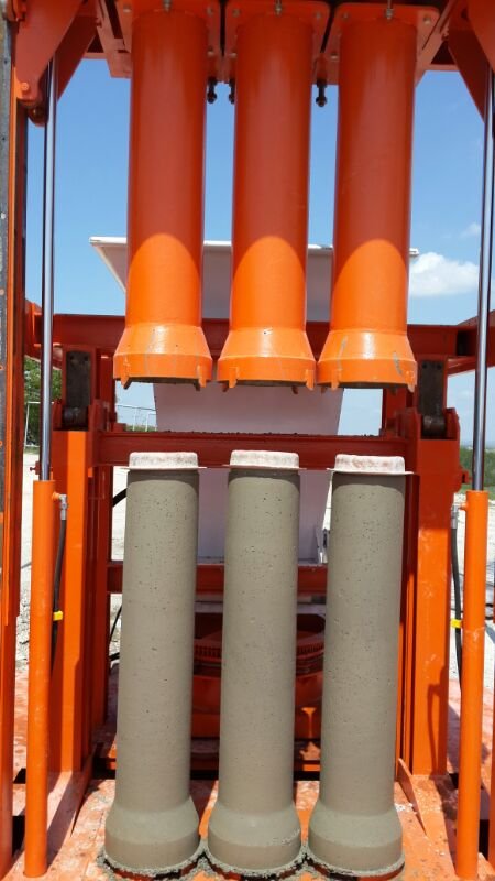 Elevator System Concrete Pipe Machine Ø150–600 mm